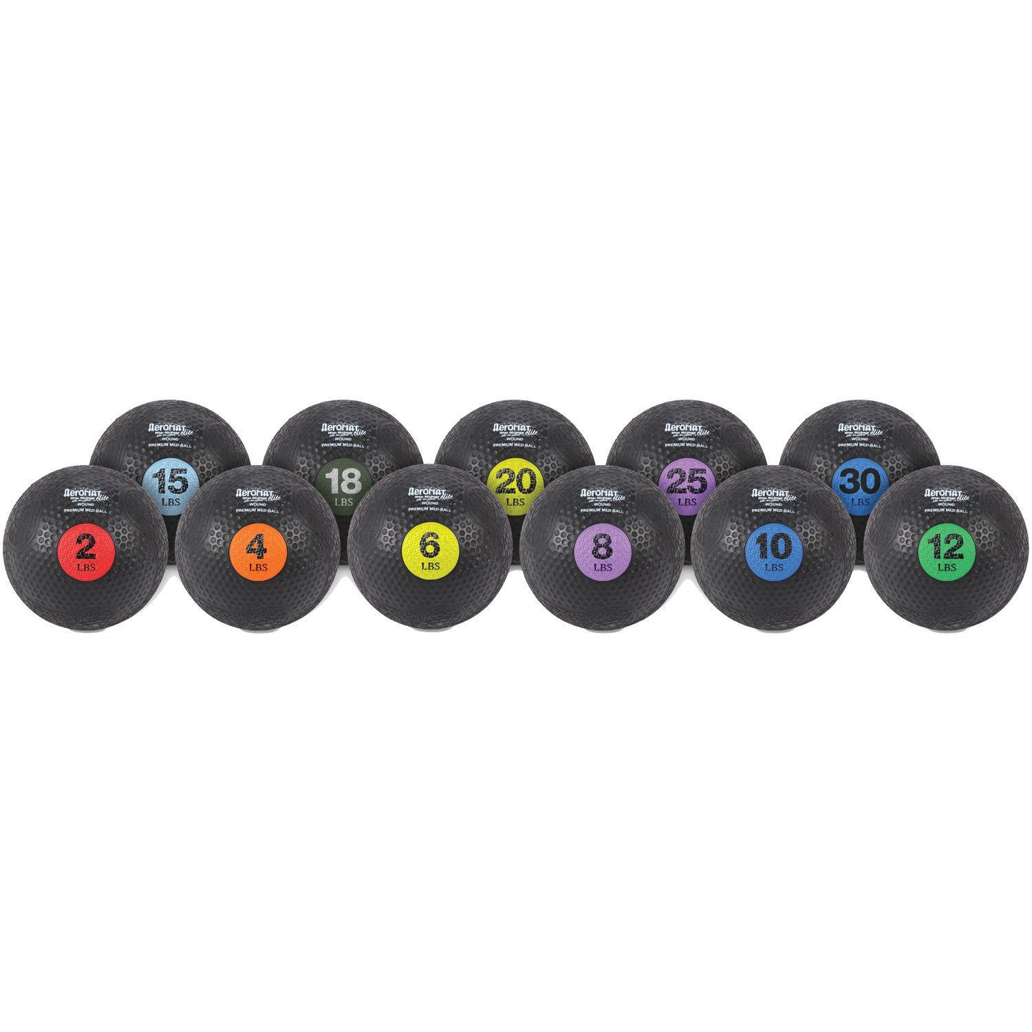 AeroMat Elite Medicine Ball - Premium Weighted Exercise Ball for Strength Training, CrossFit & Home Workouts - Perfect for Gym, Fitness & Rehabilitation