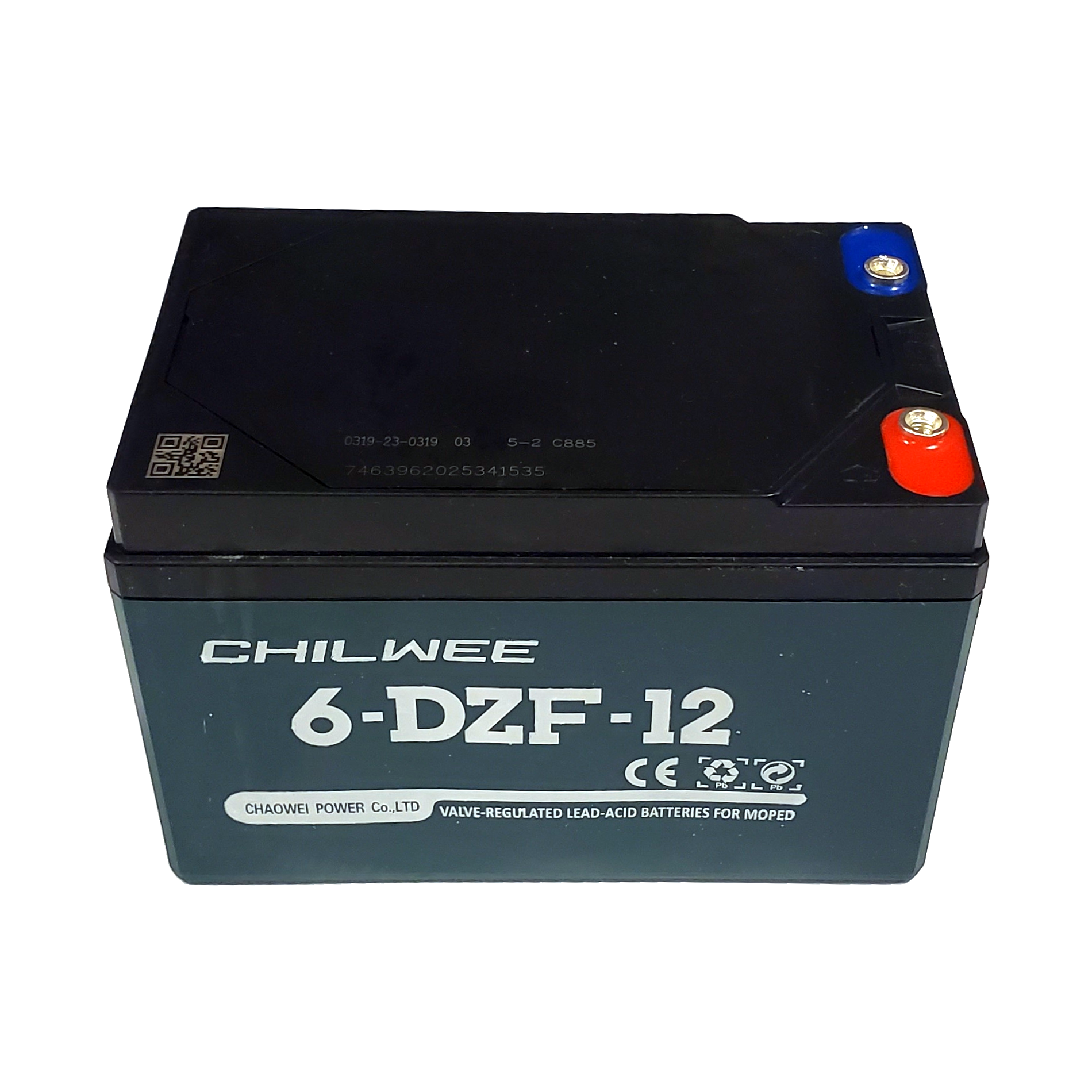 12V 12AH 6 DZF 12 Battery Cell - High Capacity Rechargeable Deep Cycle Battery for Golf Carts, Wheelchairs, and Solar Power Systems