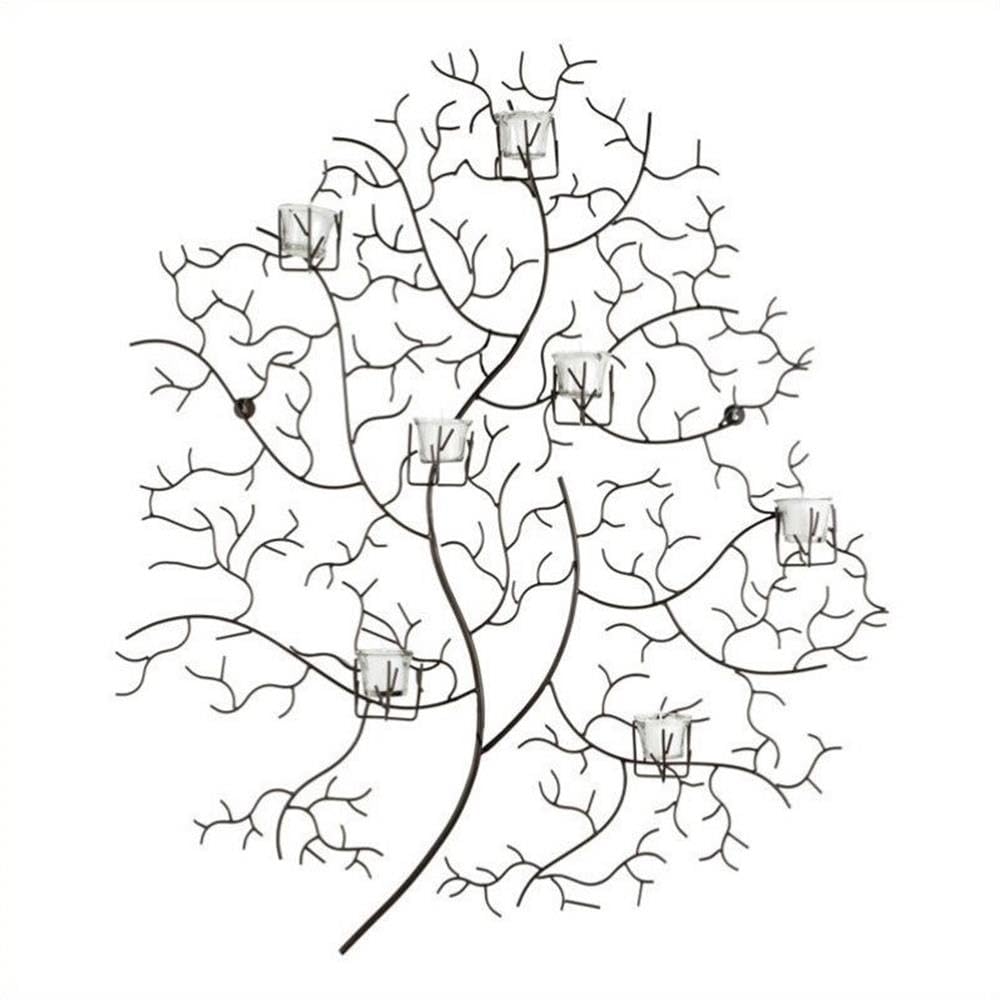 Safavieh Autumn Tree Candle Holder Wall Sconce - Decorative Wall Art for Living Room, Bedroom & Dining Room Décor