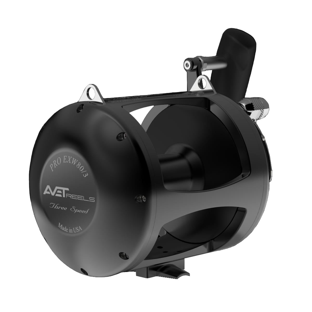 Avet Pro EXW 80/3 Wide 3-Speed Fishing Reel - Saltwater & Big Game Fishing Reel for Offshore Trolling & Deep Sea Angling