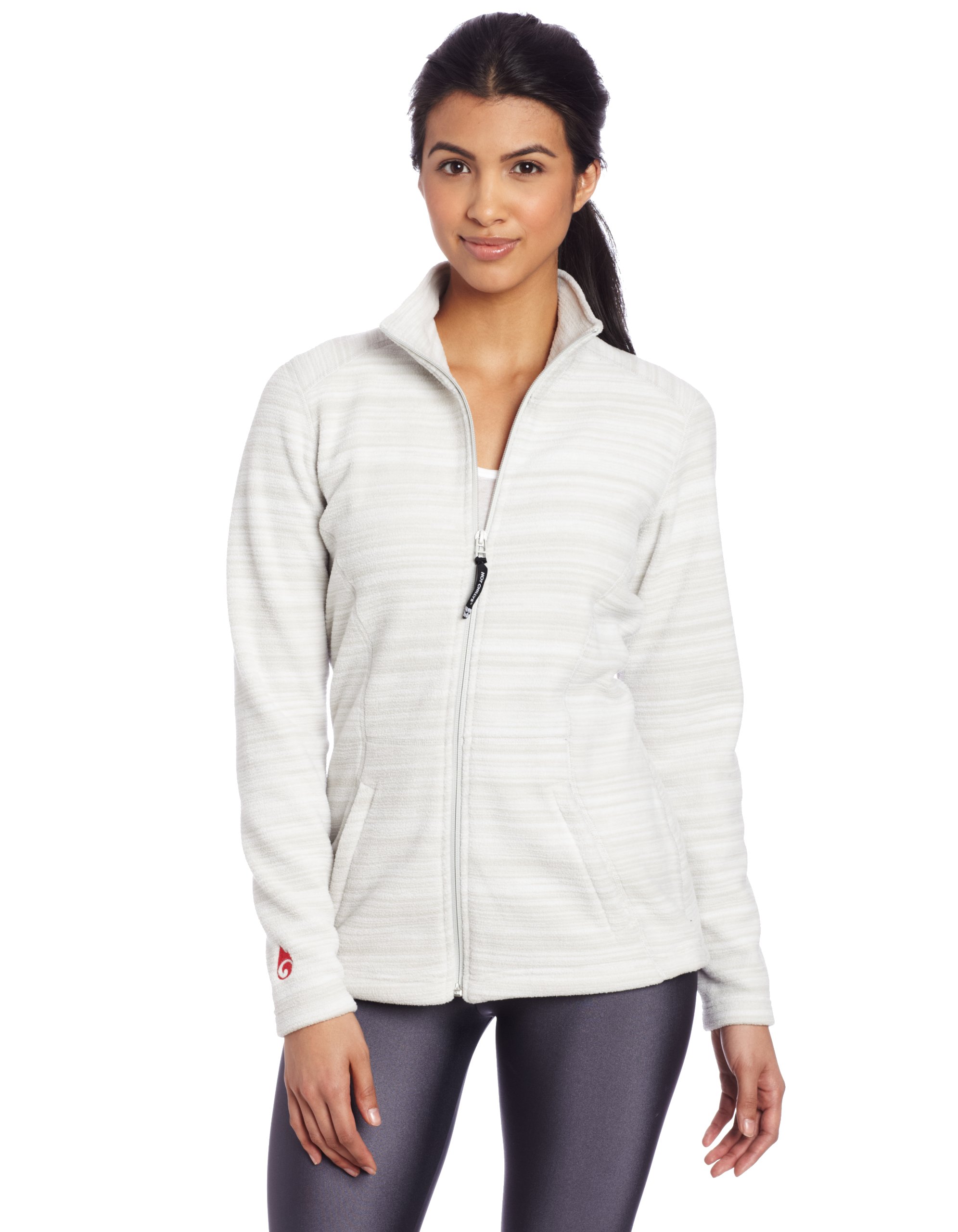 Hot Chillys Women's Playa Fleece Contour Zip Jacket - Lightweight Warm Fleece Jacket for Outdoor Activities, Hiking & Travel | Soft Comfortable Winter Layering Top