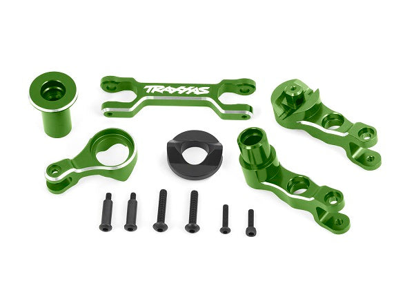 High-Quality Aluminum Bellcrank Assembly - Durable Green Aircraft Control Part for RC Planes & Helicopters - Perfect for DIY Aviation Projects & Model Aircraft Repairs