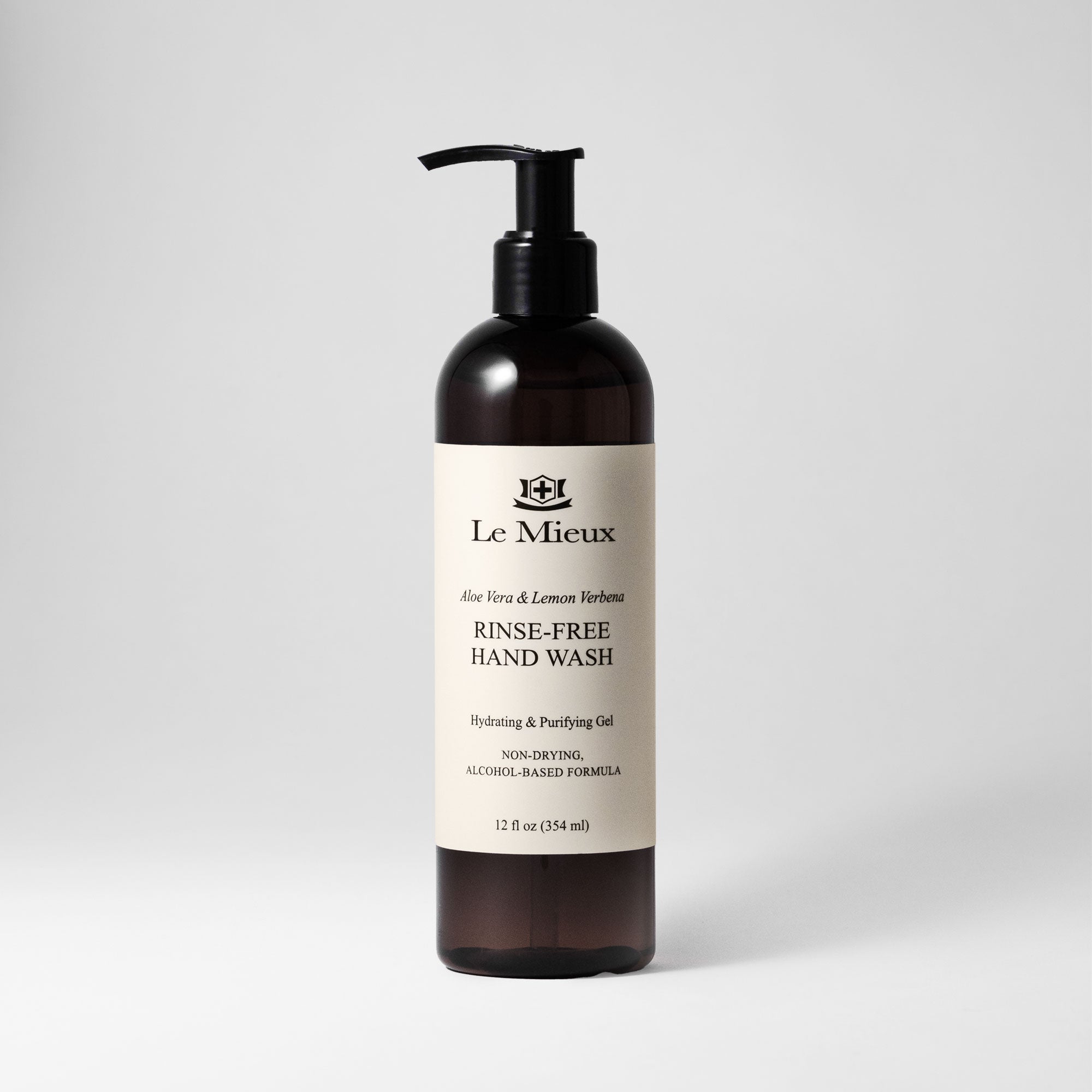 Natural Aloe Vera & Lemon Verbena Rinse-Free Hand Sanitizer | Moisturizing & Antibacterial | Perfect for Travel, Office & On-the-Go Use