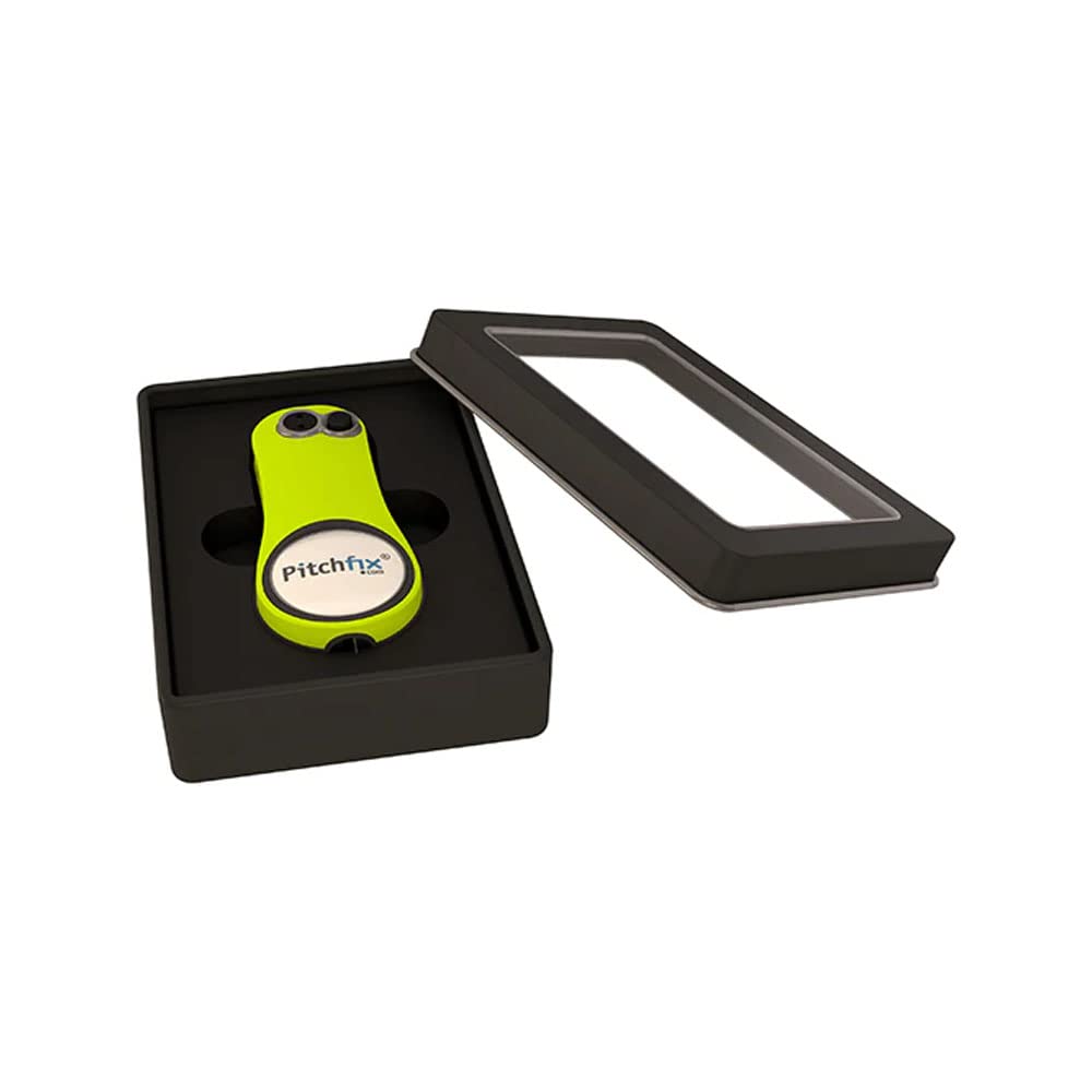 Premium Golf Divot Repair Tool Set with Switchblade Design, Removable Ball Marker & Pencil Sharpener - Perfect Gift for Golfers - Ideal for Greens Repair, Course Maintenance & Practice Sessions