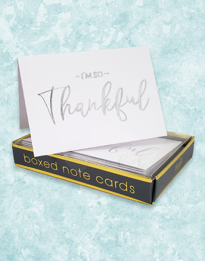 I'm So Thankful Note Cards - Elegant Thank You Cards for All Occasions - Perfect for Thanksgiving, Holidays, Birthdays & Appreciation Gifts