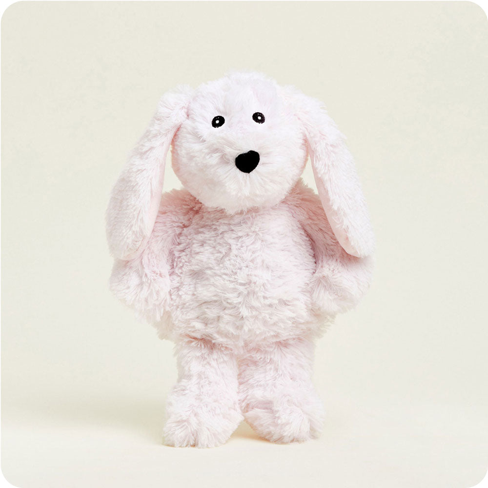 Pink Bunny Warmies Stuffed Animal - Soft Plush Microwaveable Heating Pad for Kids & Adults - Perfect for Stress Relief, Anxiety, and Comfort at Home or Office