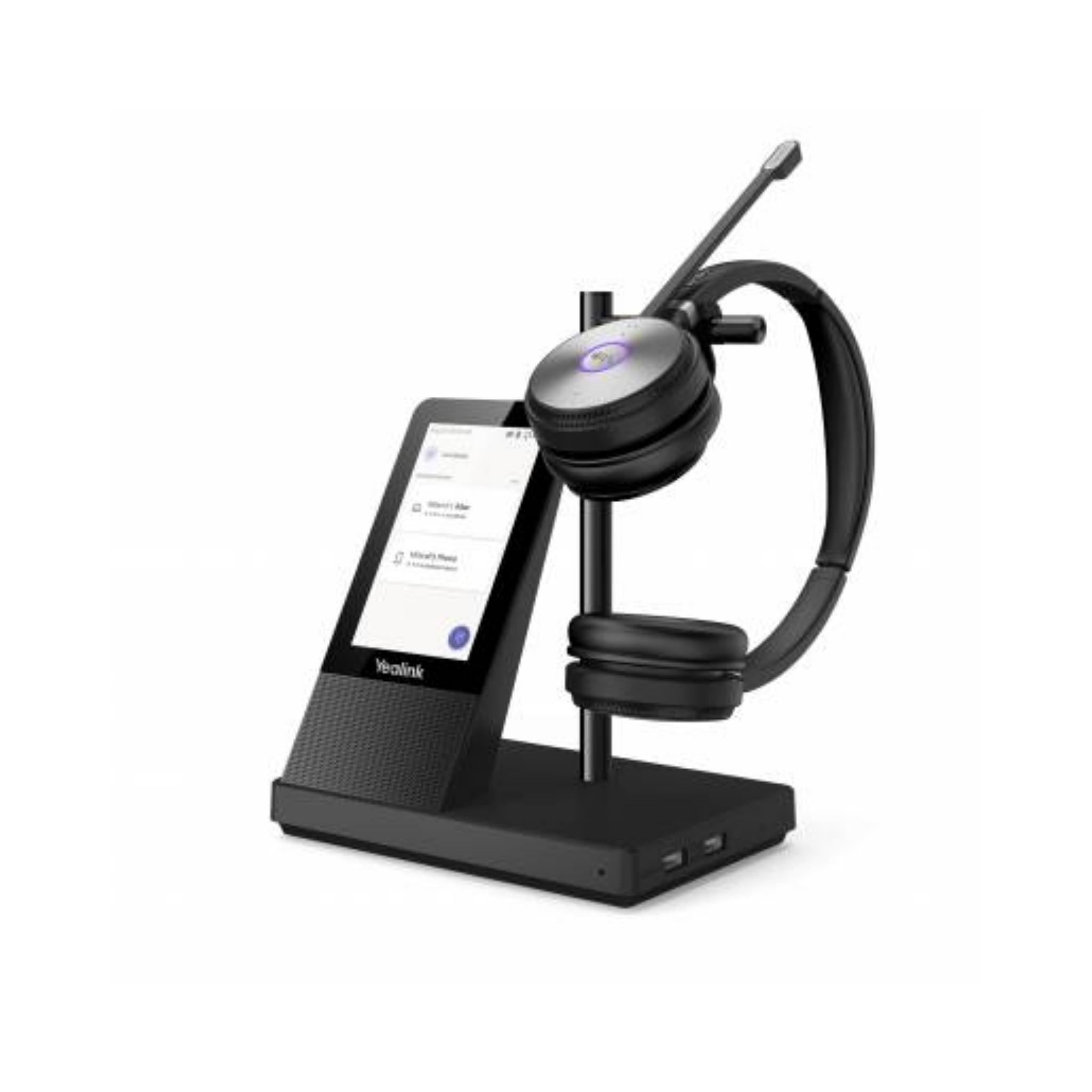 Yealink WH66 Wireless Headset with Noise Cancelling Mic - Professional Office Headset for Calls & Meetings | Perfect for Remote Work, Call Centers & Video Conferencing