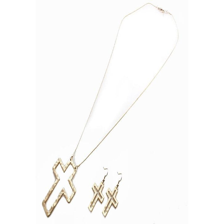 Elegant Gold Cross Necklace Set for Women - Perfect for Everyday Wear, Gifts & Special Occasions