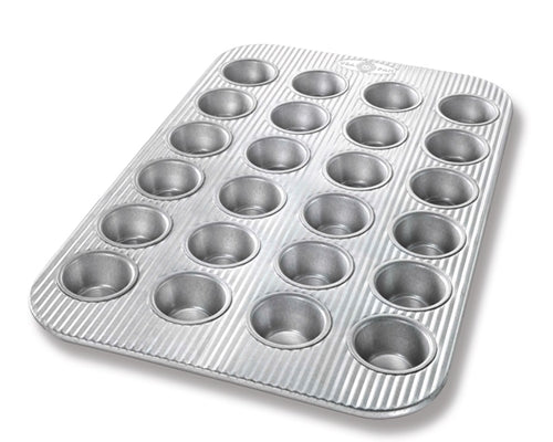 Non-Stick USA Mini Muffin Pan - 12 Cup Baking Sheet for Cupcakes, Brownies & Muffins - Perfect for Parties, Holidays & Family Baking