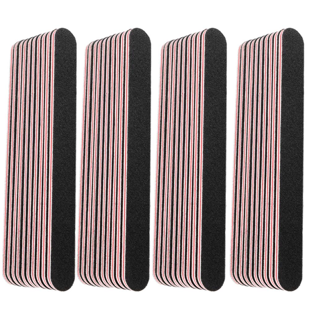 Professional 40-Piece Nail File Emery Board Set - Double Sided 100/180 Grit Manicure & Pedicure Tools for Acrylic & Natural Nails - Perfect for Home, Salon & Travel Nail Care