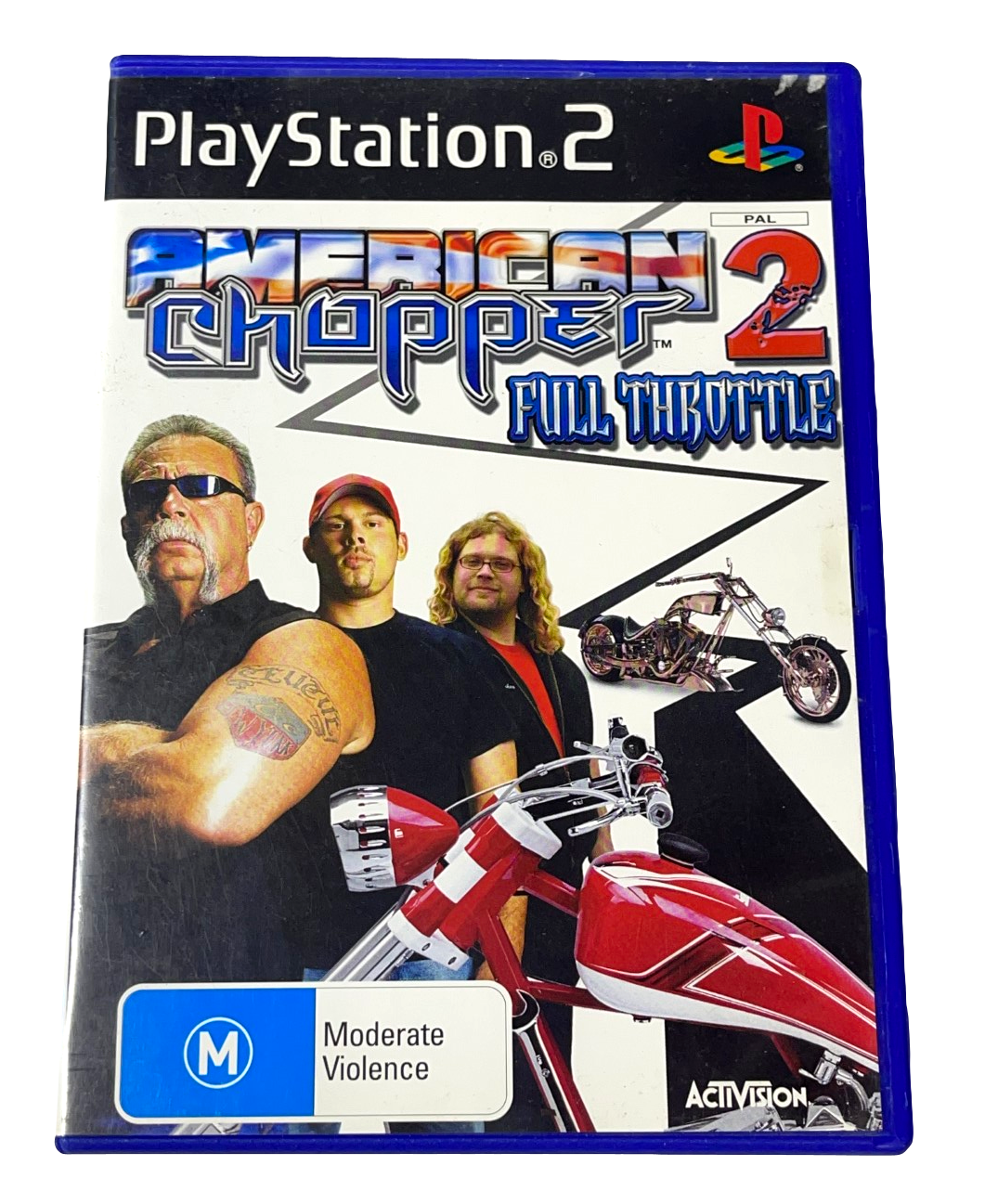American Chopper 2 Full Throttle PS2 PAL Video Game - Used Pre-Owned (No Manual Included) - Perfect for Retro Gaming & Motorcycle Racing Fans