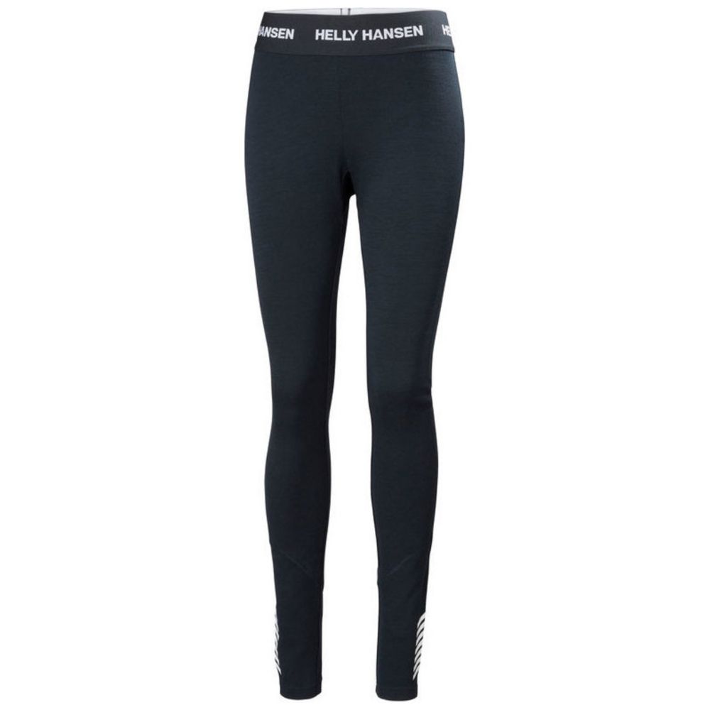 Helly Hansen LIFA Merino Women's Baselayer Pant - Navy Blue Thermal Underwear for Hiking, Skiing & Winter Sports
