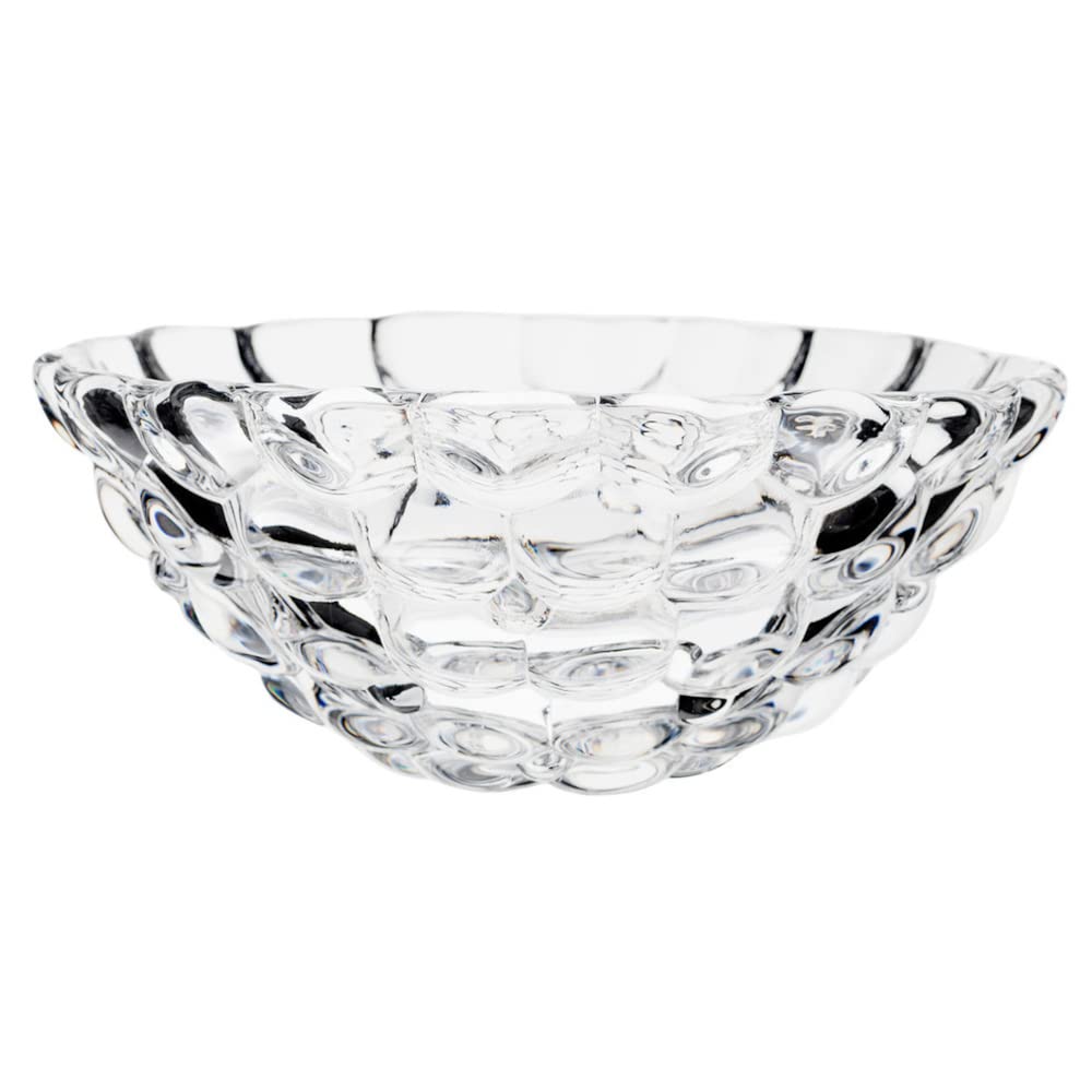 Orrefors Raspberry Small Bowl - Elegant Glass Serving Bowl for Desserts, Fruits & Snacks - Perfect for Parties, Dining & Home Decor