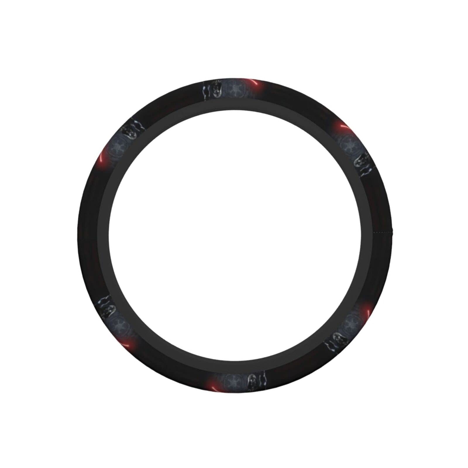 **Cartoon Anime Printed Anti-Slip Neoprene Steering Wheel Cover – Breathable, Durable & Elastic 15-Inch Universal Fit for Cars, SUVs – Perfect for Daily Commute & Road Trips**