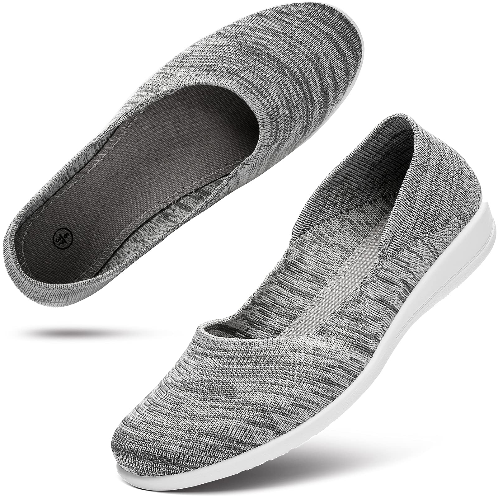 **Hash Bubbie Women's Slip-On Comfortable Flats - Dress, Tennis, Work & Nurse Casual Sneakers | Perfect for Office, Walking & Everyday Wear**