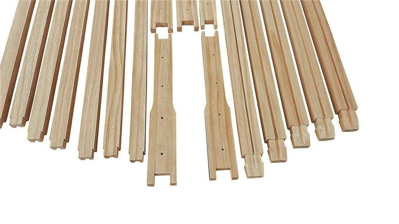 Premium Unassembled Full Depth Beehive Frames - NZ Pine Wood for Wax Foundations | Ideal for Beekeeping & Honey Production