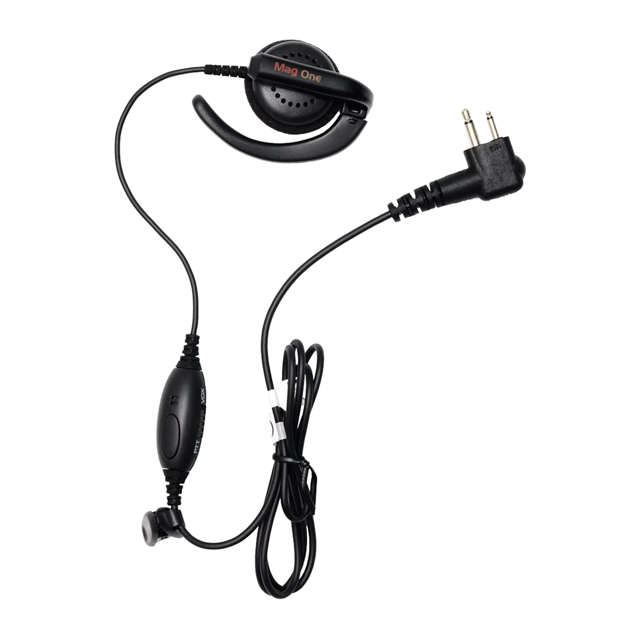 Motorola PMLN6531 Mag One Earpiece with Microphone & Push-to-Talk (PTT) - Hands-Free Communication for Warehouse, Security, and Construction Workers