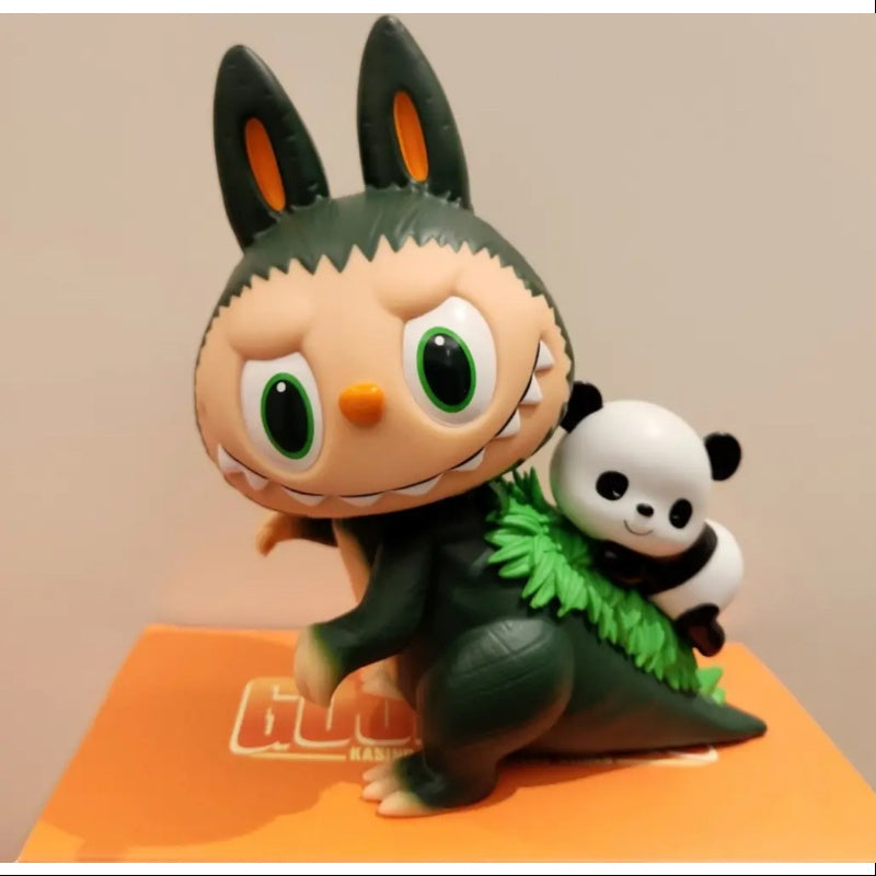 Labubu The Monsters Gojimomo Panda 2020 Limited Edition Collectible Figure - Cute Kawaii Art Toy for Display, Gifts & Anime Collections