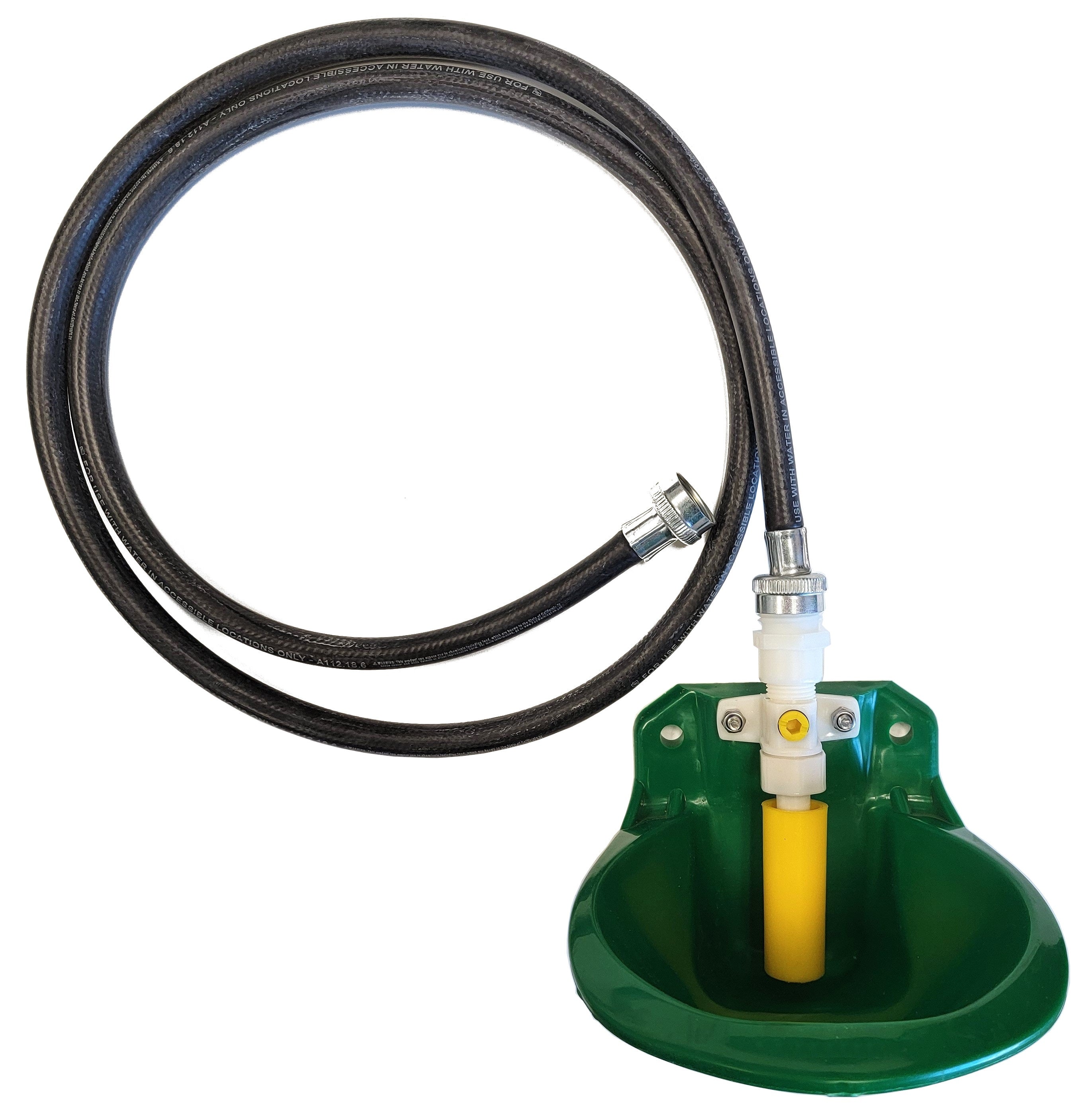 Rite Farm Automatic Livestock Waterer with Hose & Fittings - Durable Polyethylene Stock Tank for Cattle, Horses & Farm Animals - Perfect for Pastures, Barns & Outdoor Ranches