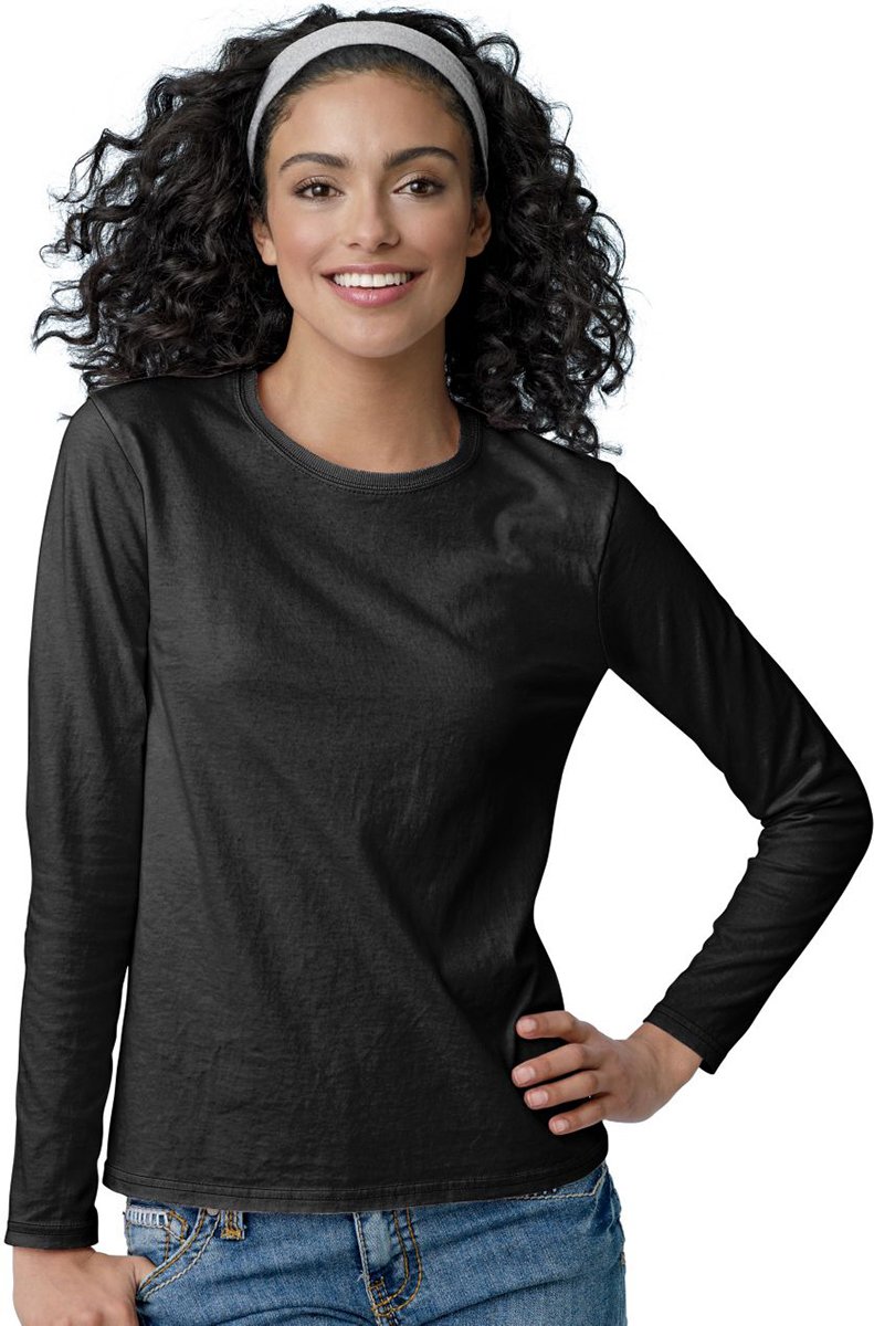 Hanes Kids' Long Sleeve T-Shirt - Soft Cotton Comfort Fit Shirt for Boys & Girls - Perfect for School, Play & Everyday Wear