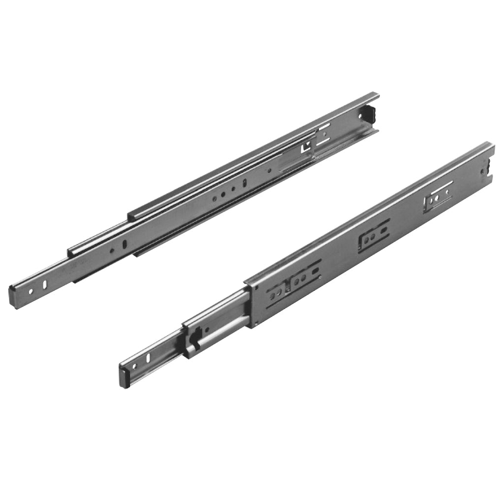 Heavy Duty Ball Bearing Drawer Slides - Smooth Full Extension Drawer Runners for Kitchen Cabinets, Dressers & Office Furniture (Pair)