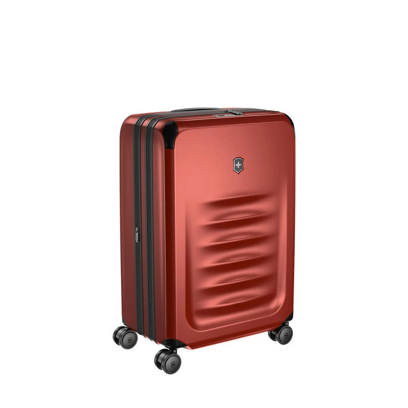 Spectra 3.0 Hardside Expandable Medium Suitcase 27 Inch - Lightweight Durable Luggage with Spinner Wheels, TSA Lock & Expandable Design for Travel, Business Trips & Vacations (Red)