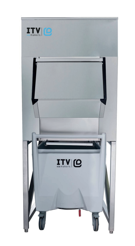 ITV BIN SCS 700 Single Cart Ice Transport System - 660 lbs Capacity for Commercial Ice Delivery & Storage | Perfect for Restaurants, Bars, and Catering Businesses