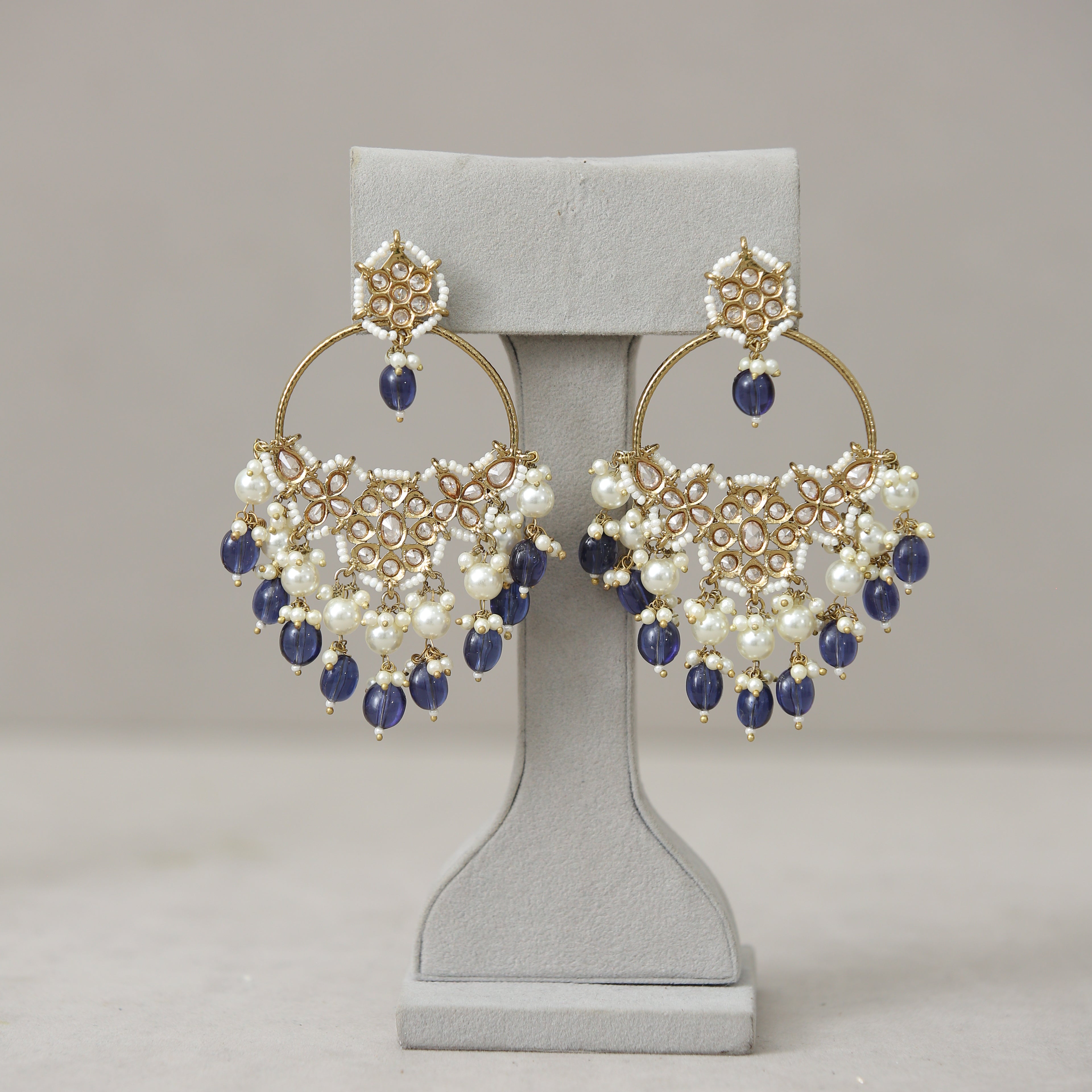 Exquisite Usha Stone Handmade Earrings for Women - Boho Chic Jewelry for Parties, Weddings & Everyday Wear