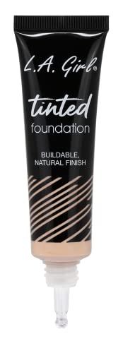 L.A Girl Tinted Foundation - Porcelain | Sheer to Medium Coverage, Natural Finish | Needle Tip Nozzle for Mess-Free Application | Paraben-Free, Cruelty-Free & Vegan | 30ml | Perfect for Everyday Wear, Lightweight Makeup & On-the-Go Touch-Ups
