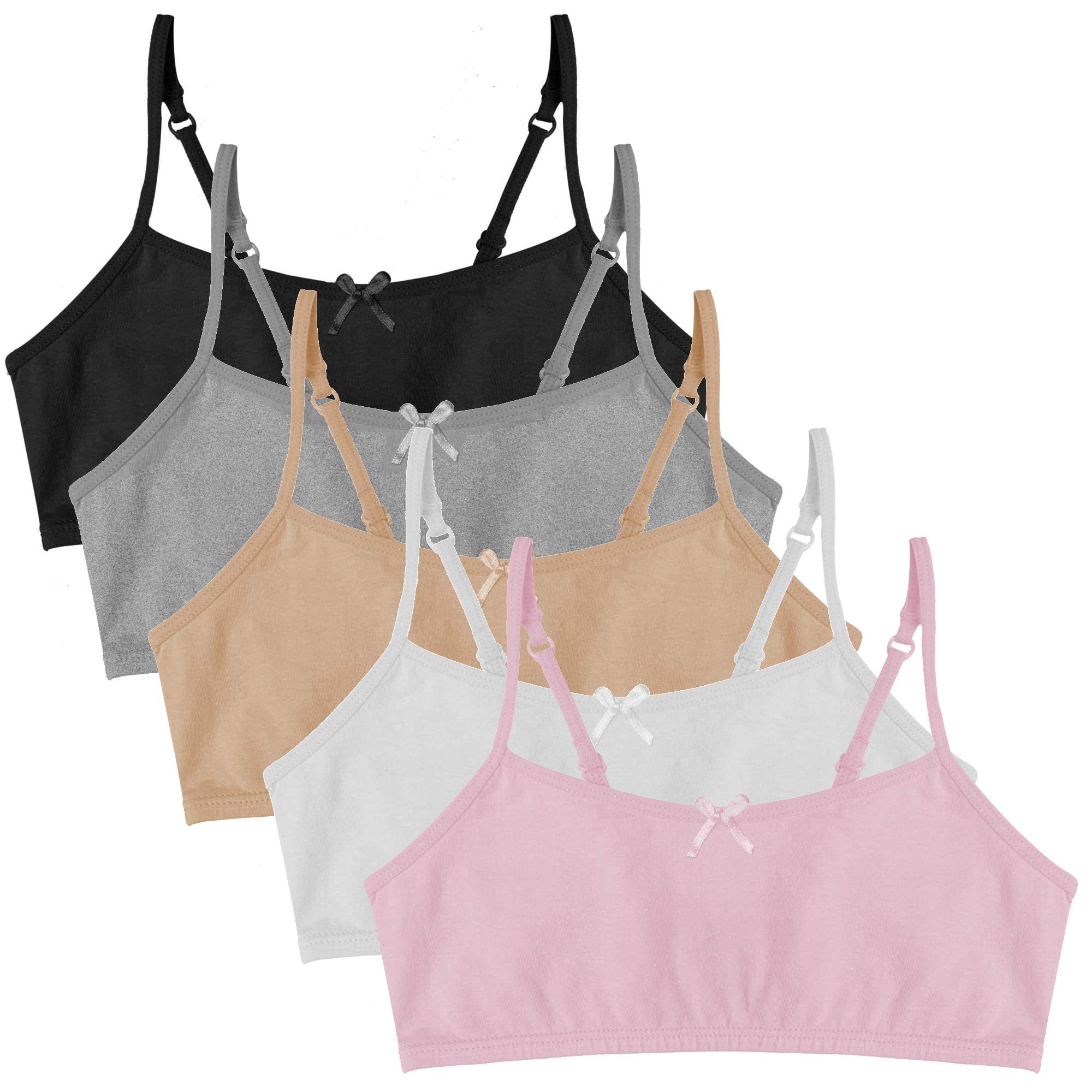 Wire-Free Girls Sports Bras 10-12 Years - Comfortable for Active Play