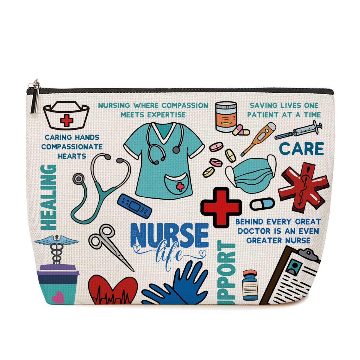 **Premium Nurse Gifts Set - Essential Nursing Accessories for Work, Makeup Bag, Graduation & Nurse Appreciation - Perfect for Nursing Students, Women & Sisters (Birthday, Christmas, Nurse Week Gifts)**    *Ideal for: Work Essentials, Clinical Shifts, Nurse Appreciation Week, Graduation Celebrations, Birthday Surprises & Holiday Gifting*