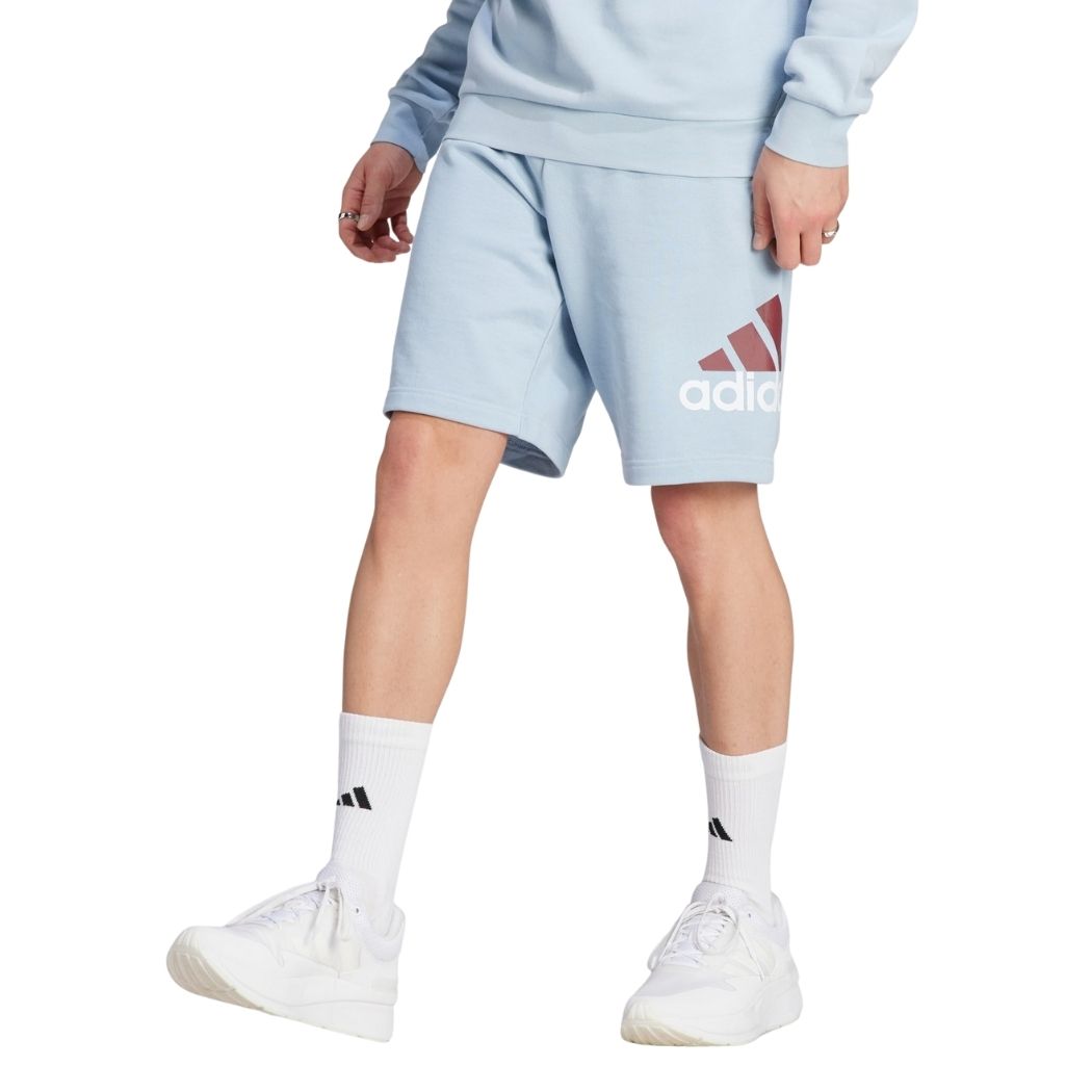 adidas Big Logo French Terry Men's Shorts - Comfortable Athletic Casual Shorts for Men | Gym, Running, Lounge & Everyday Wear