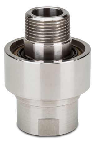 1 X 1 Female X Male Hose End Swivel Adapter - Brass Garden Hose Connector for Watering, Irrigation & Outdoor Use