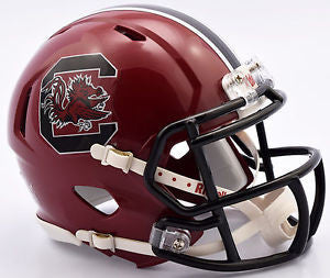 South Carolina Gamecocks 2016 Mini Speed Football Helmet - Collectible NCAA Football Memorabilia for Fans, Display & Home Decor