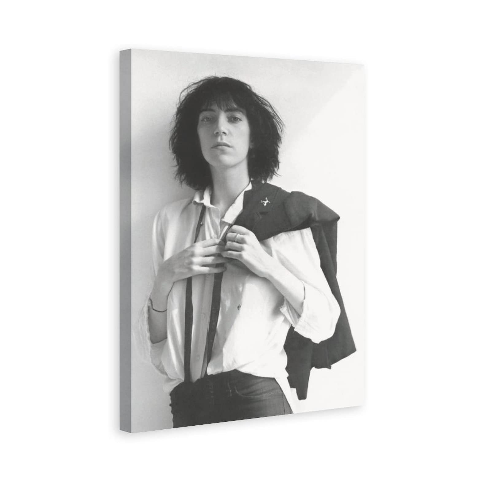 Patti Smith Canvas Poster - Famous Rock Singer Wall Art Print (20x30 Inch) for Living Room, Bedroom & Office Decor | Music Themed Gift for Fans | Perfect for Home, Studio & Music Lover's Space