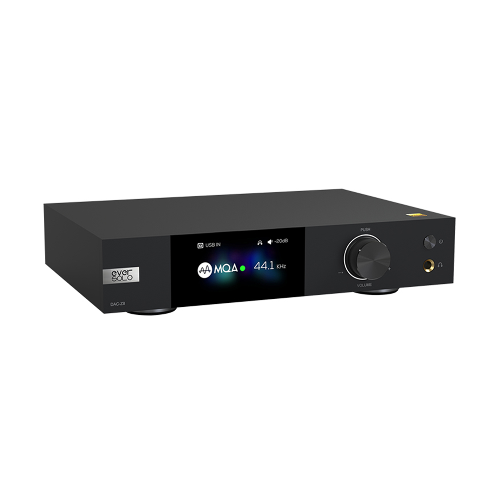 Eversolo DAC Z8 High-Resolution Headphone Amplifier & Digital-to-Analog Converter - Perfect for Audiophiles, Studio Monitoring & Home Audio Systems