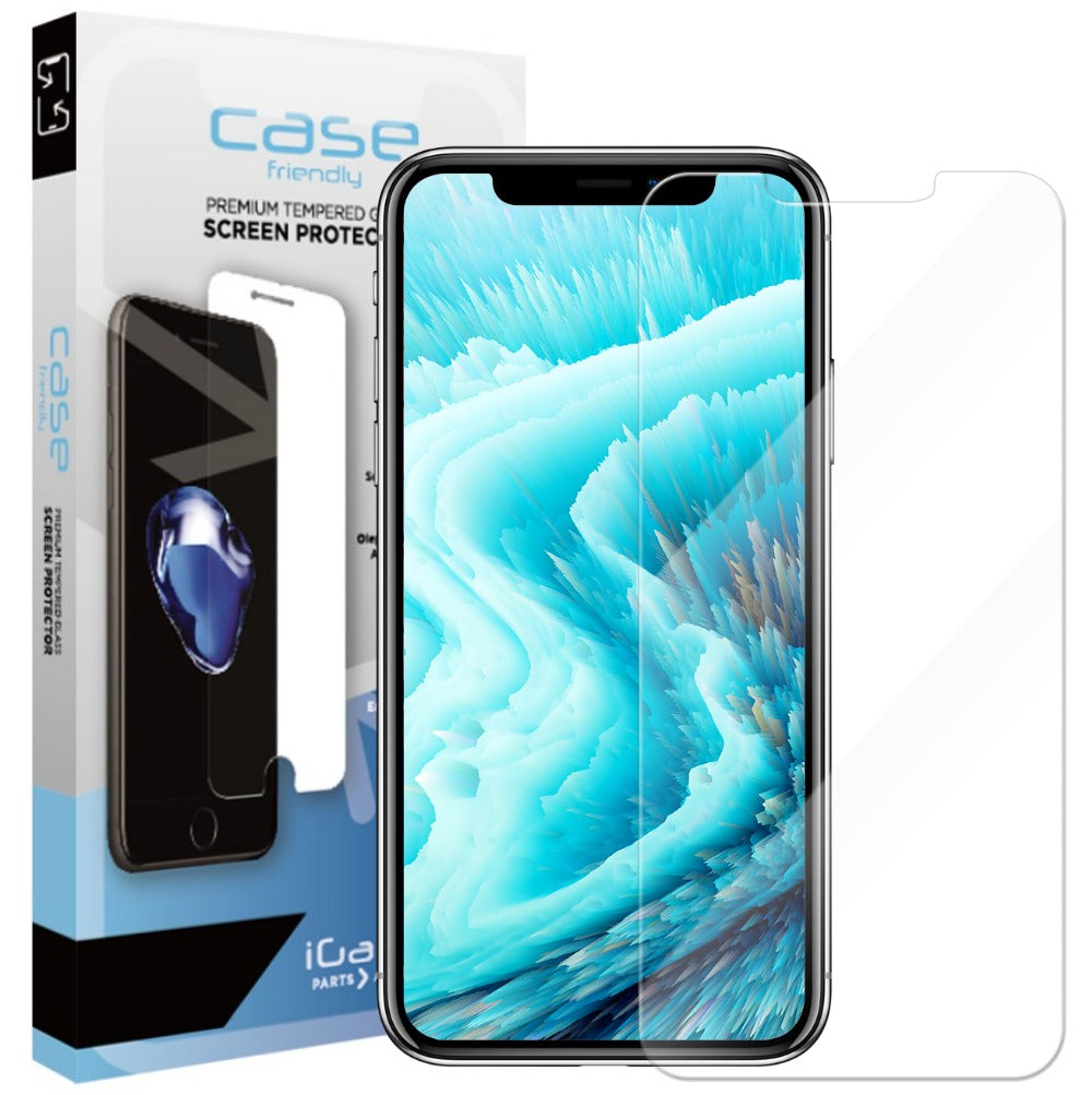 iPhone 12 & iPhone 12 Pro Tempered Glass Screen Protector - Ultra Clear, Anti-Scratch, Case Friendly - Perfect for Daily Use, Gaming & Outdoor Activities