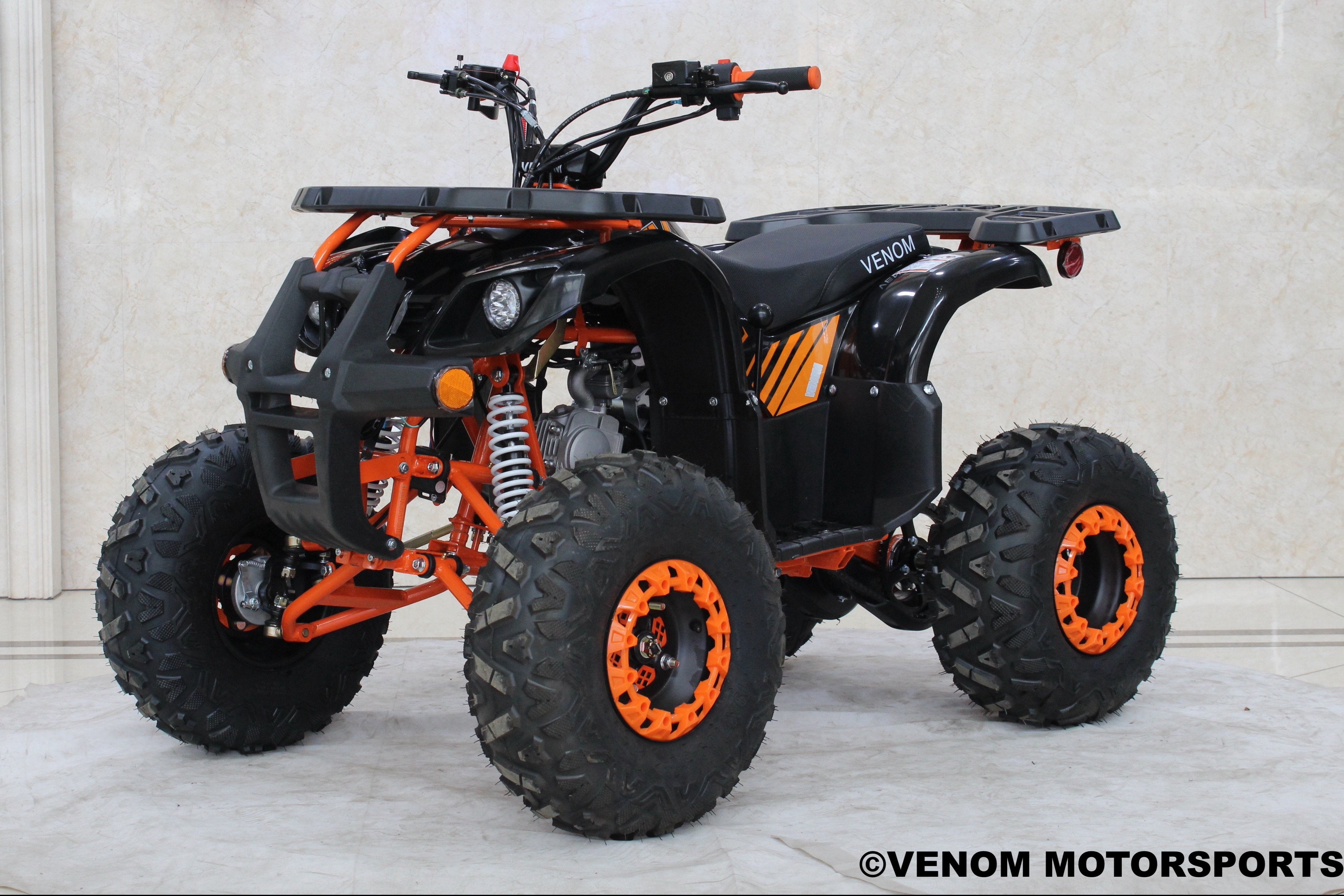 Venom Grizzly 125cc ATV for Adults & Teens - Automatic Transmission 4-Wheeler - Off-Road Adventure, Farm Work & Trail Riding