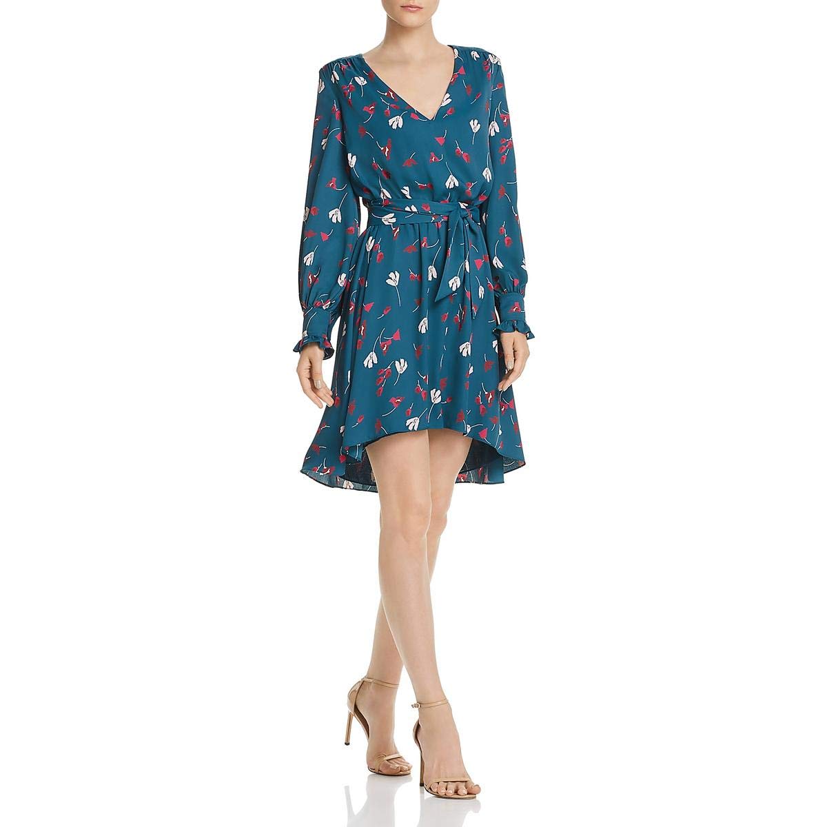 Joie Women's Marlayne Dress - Elegant Floral Print A-Line Midi Dress for Casual & Party Wear | Perfect for Date Nights, Office, and Special Occasions