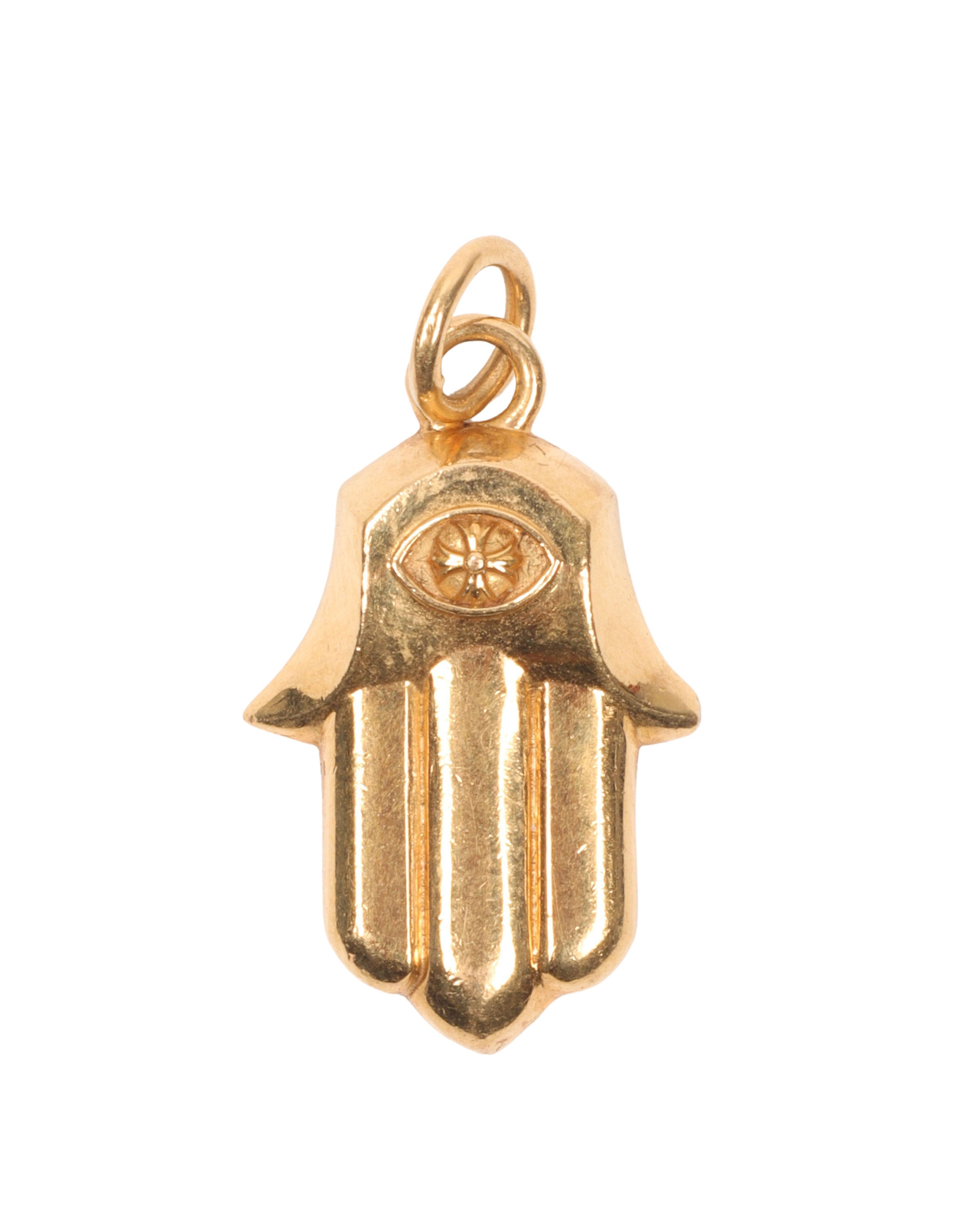 22k Gold Hand Pendant Necklace - Elegant & Durable 22 Karat Gold Jewelry for Women - Perfect for Gifts, Weddings & Special Occasions