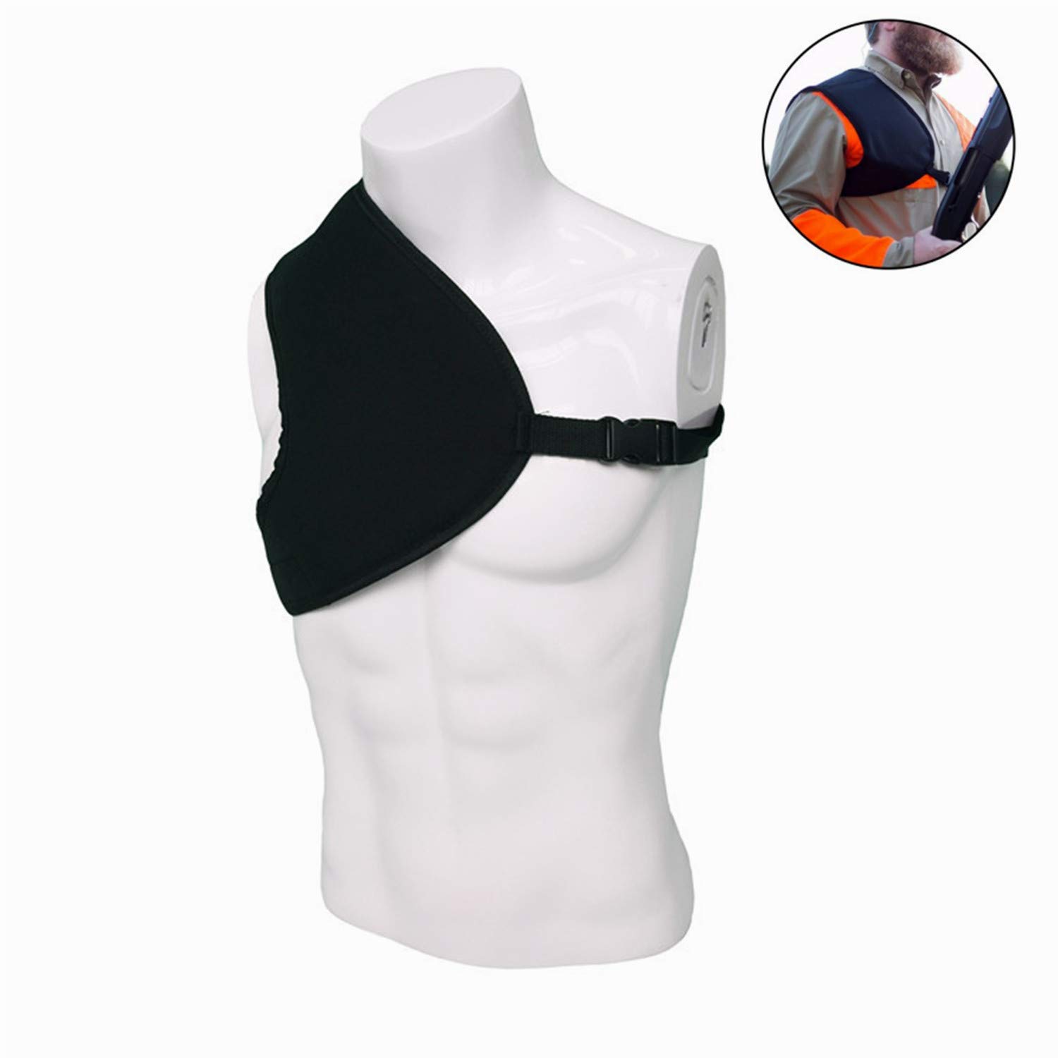 DINGDANG Shockproof Adjustable Shoulder Pad for Hunting & Shooting - Recoil Protection Pad with Comfortable Strap - Ideal for Rifle Shooting, Clay Pigeon, and Long-Range Hunting Accessories