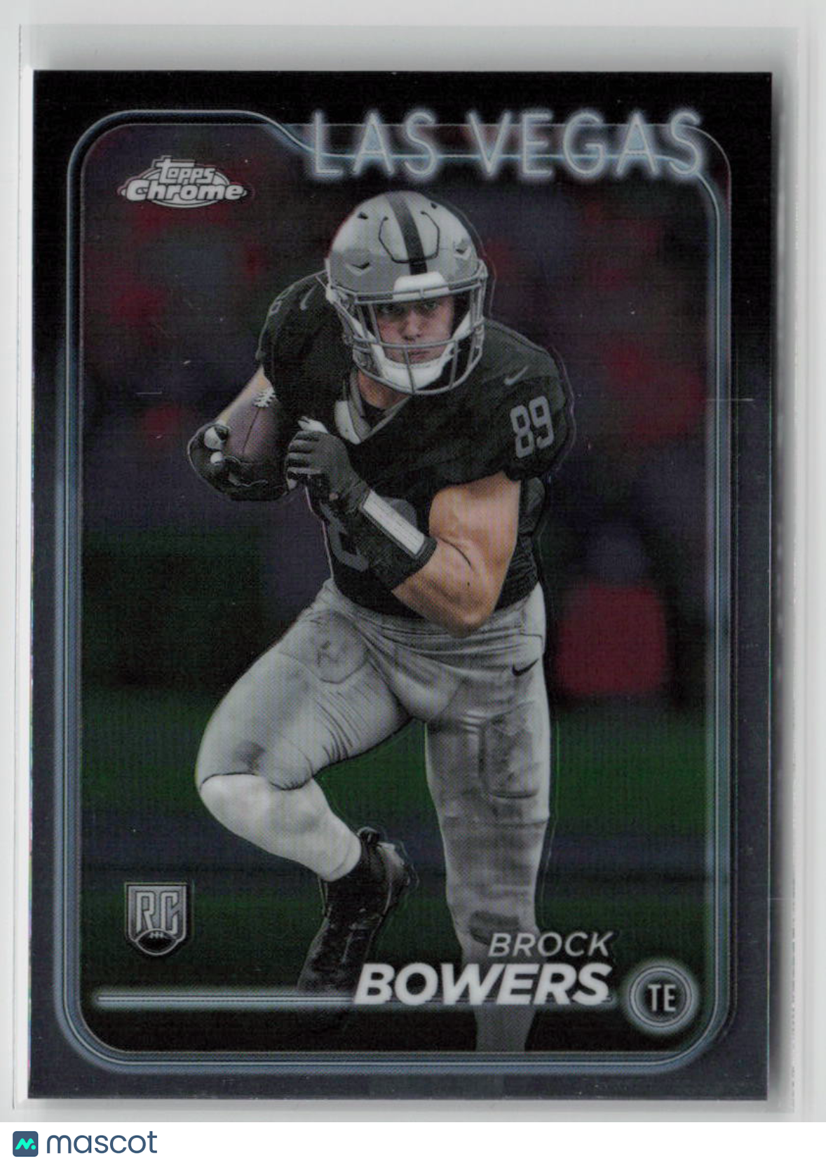 2024 Topps Chrome Brock Bowers Rookie Card #207 - Collectible Football Trading Card for Sports Fans & Memorabilia Collectors