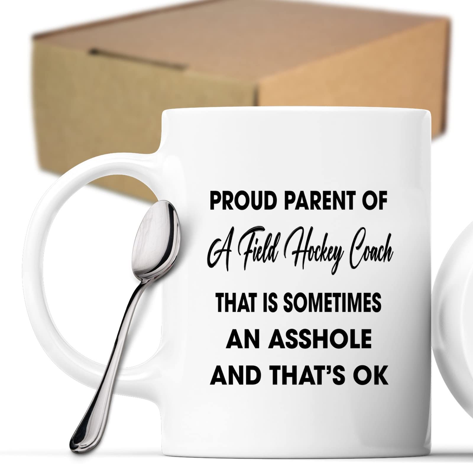 Field Hockey Coach Coffee Mug - Perfect Gift for Women, Moms & Coaches - Personalized Field Hockey Coach Gift Idea for Training, Games & Team Celebrations