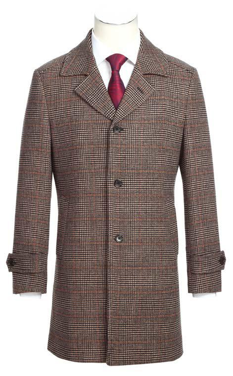 Alessandro Vitello 830 Long Coat for Men - Premium Wool Overcoat for Winter, Business & Formal Occasions