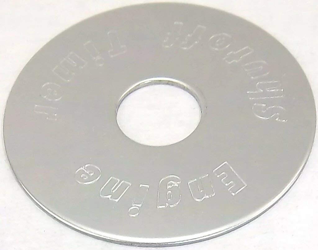 GG Grand General 68453 Stainless Steel Engine Timer Shutdown Plate for Peterbilt 370 & 359 Series Trucks - Heavy Duty Replacement Part for Engine Protection & Fleet Maintenance