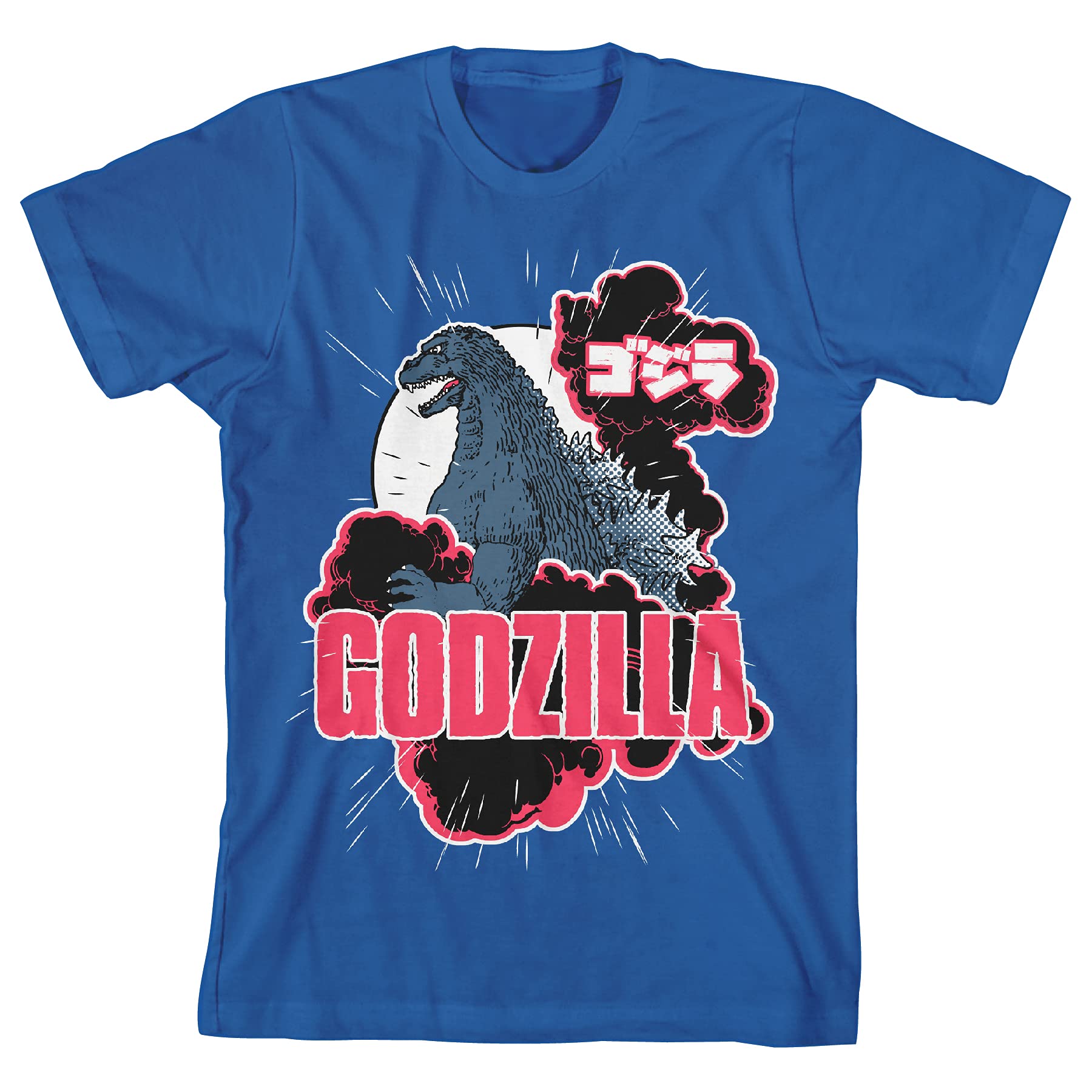 Classic Godzilla Youth Black Graphic Tee - Cool Dinosaur T-Shirt for Boys & Girls - Perfect for School, Casual Wear & Anime Fans