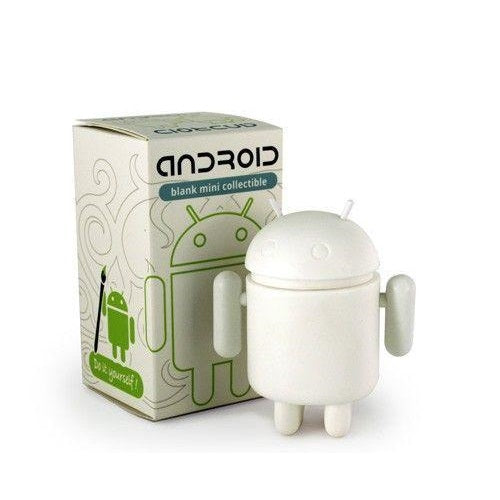 DIY Customizable White Mini Figure for Android - Perfect for Crafts, Gifts, and Home Decor