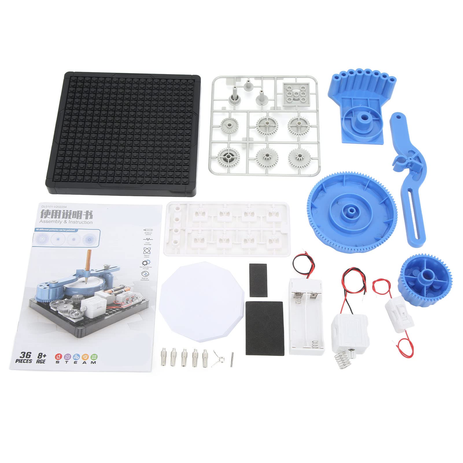 Electric Drawing Plotter Toy - Fun & Educational STEM Kit for Kids Ages 8+, Perfect for Birthday & Holiday Gifts - Inspire Creativity in Home & Classroom Learning