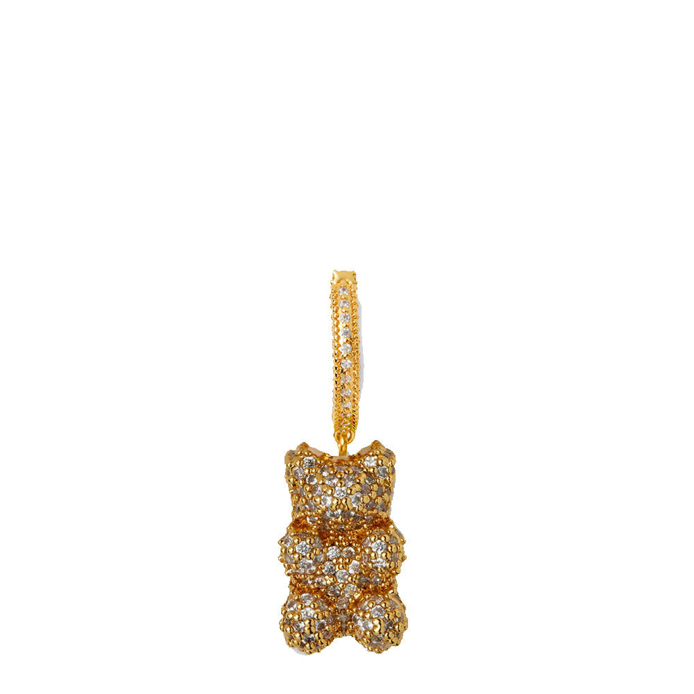 Vintage Gold Clear Pave Hoop Earrings - Elegant Dainty Hoops for Women, Perfect for Parties, Weddings & Everyday Wear