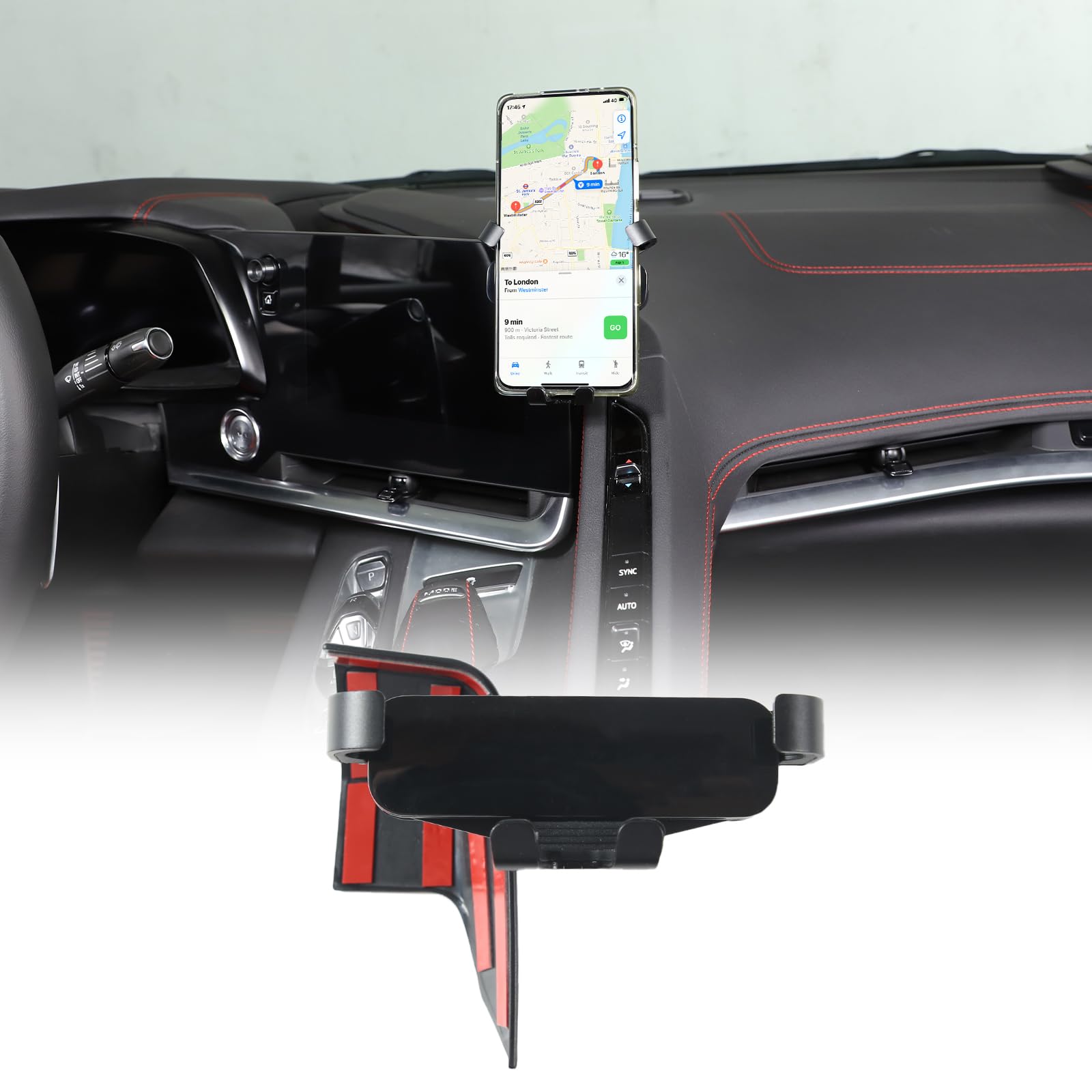 Chevrolet Corvette C8 Phone Mount 2020-2023 - Dashboard Car Holder for Navigation